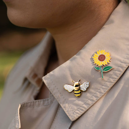 Queen Honey Bee Pin