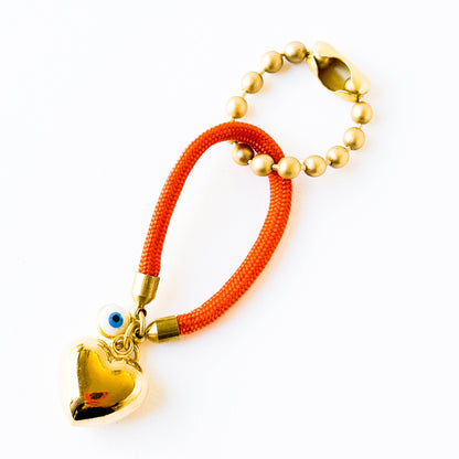 Heart Bag Charm Accessory For Handbags and Backpacks