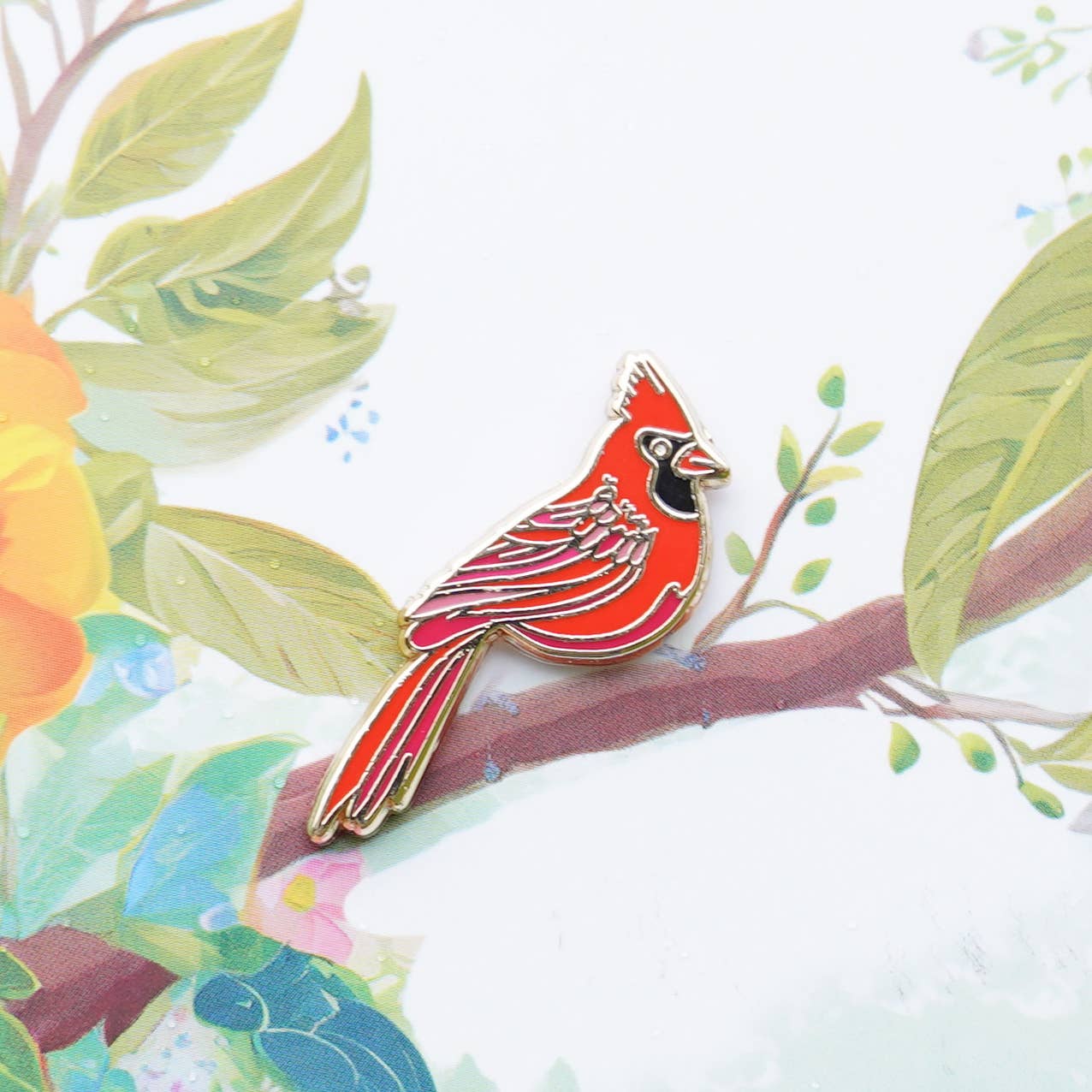 Red Cardinal Pin