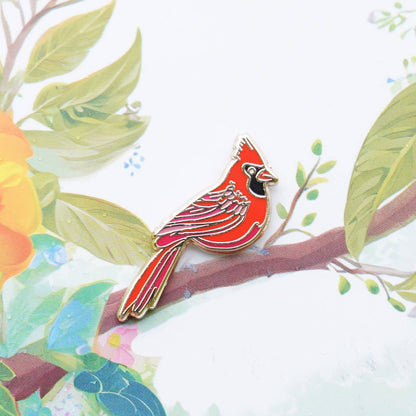 Red Cardinal Pin
