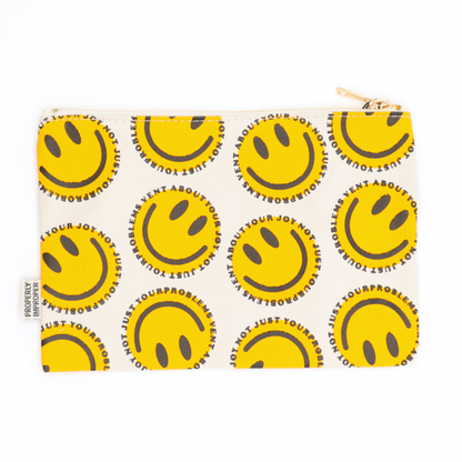 Vent About Your Joy Canvas Pouch