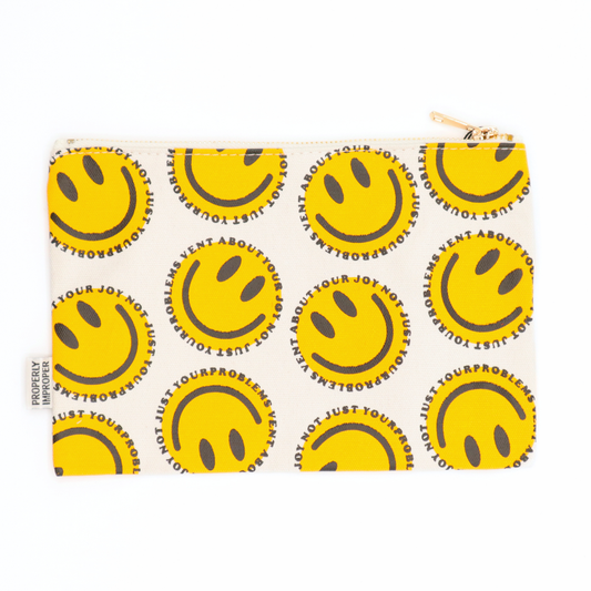 Vent About Your Joy Canvas Pouch