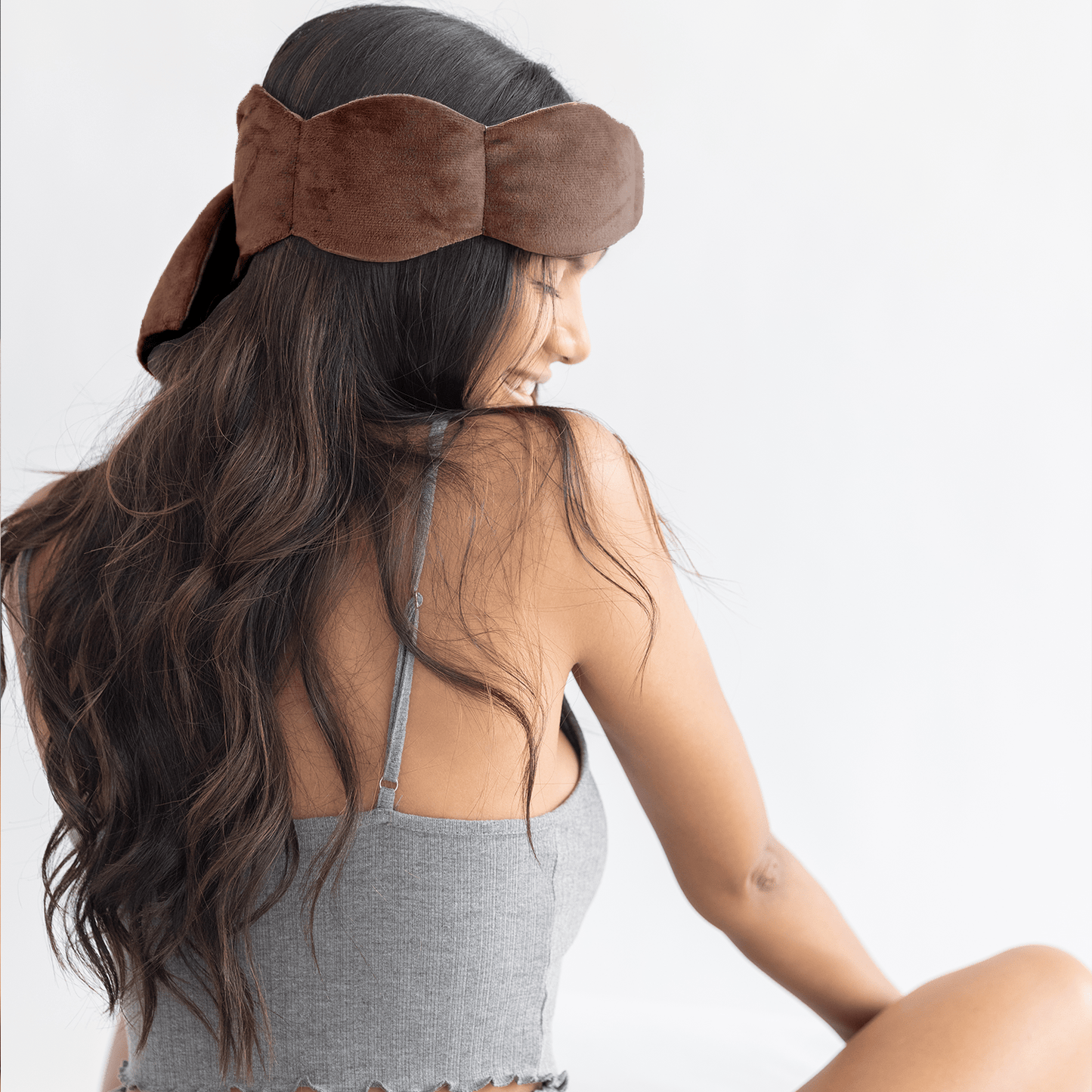 Mocha Nodpod Weighted Sleep Mask