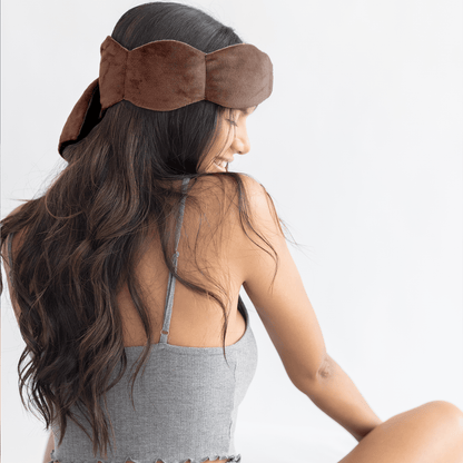 Mocha Nodpod Weighted Sleep Mask