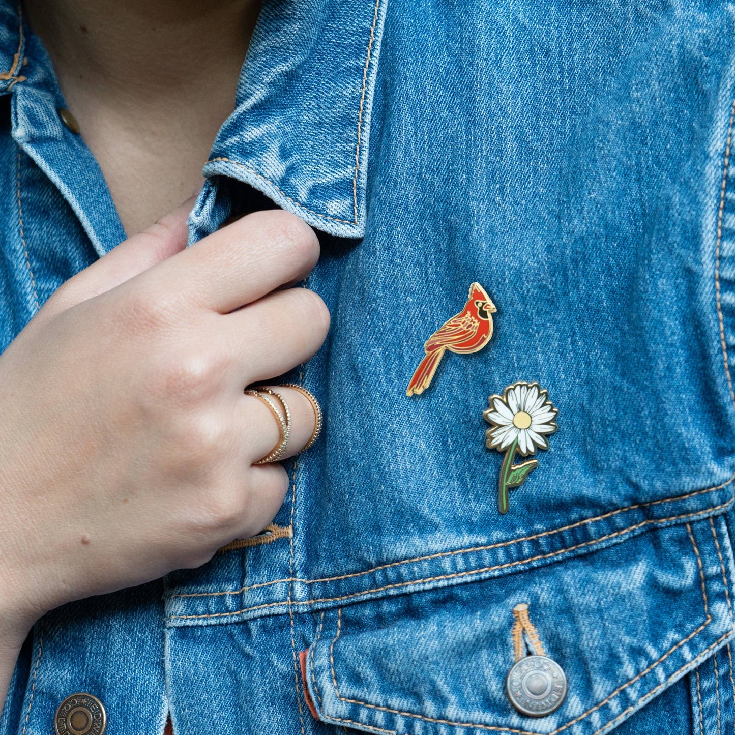 Red Cardinal Pin