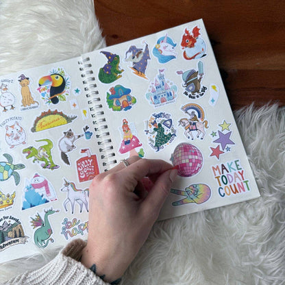 The Unused Sticker Book