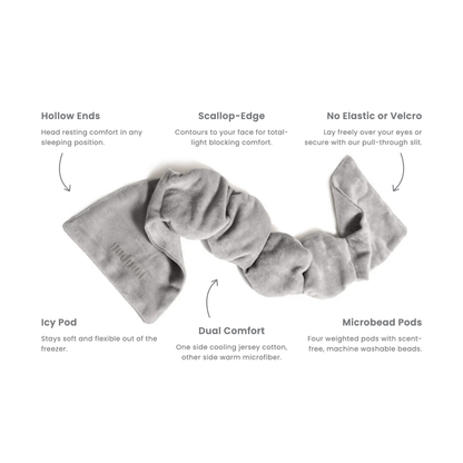 Blush Nodpod Weighted Sleep Mask