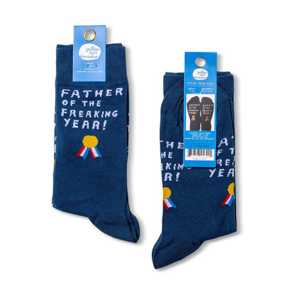 Father of the Year Crew Socks