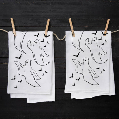 Ghosts Tea Towel