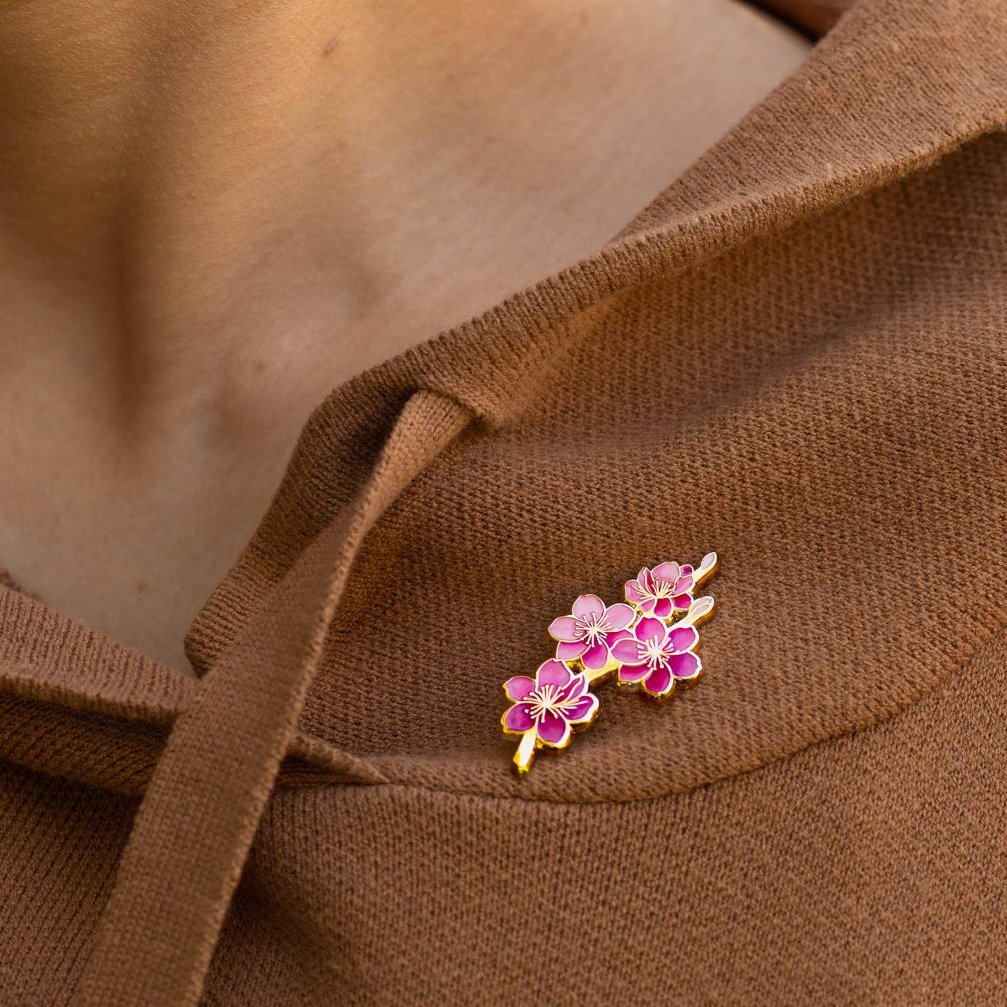 Japanese Cherry Blossom Pin