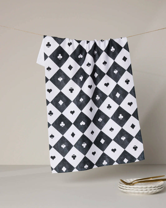 Geometry Queen of Everything Tea Towel